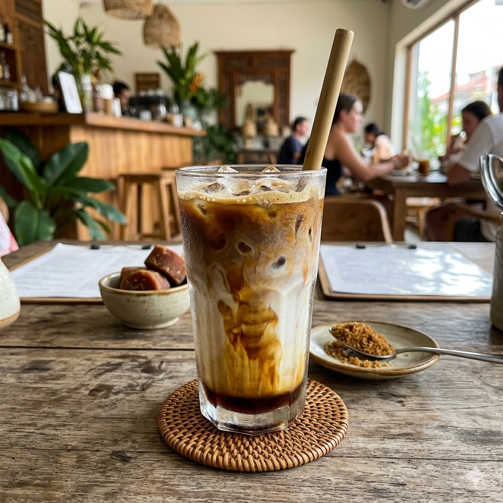 Gula Aren Ice dengan rasa manis khas